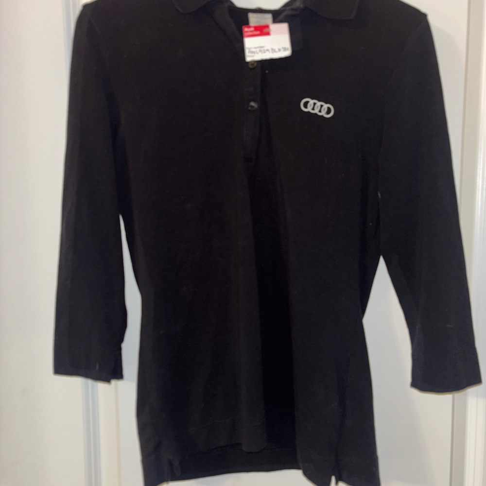 NWT Audi Black Women Polo Shirt